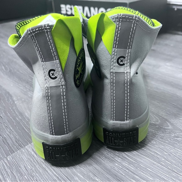 NWT Converse Chuck Taylor All Star High Ash Stone Lime Twist Women's 7.5 - Picture 6 of 13